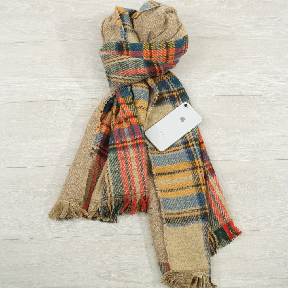 🥰Plaid Patterned scarf